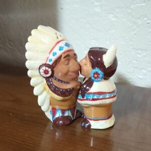 Native American Themed Salt and Pepper Shakers